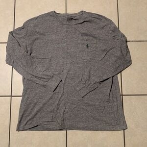 Polo Ralph Lauren Mens Gray Long Sleeve T Shirt